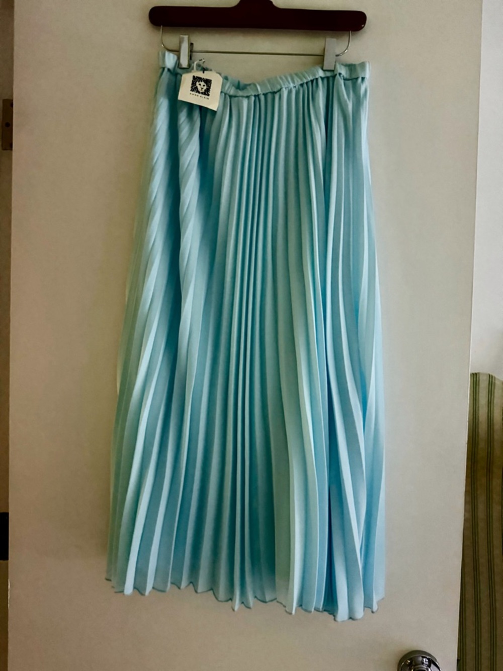 Anne Klein Pleated Skirt – Ocean Sky Blue (Size Small) – NWT